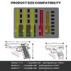 TSA Approved Gun Case for Pistol - Holds Multiple Handguns Case | Air Travel Hard Shell Pistol Case | Pre-cut Heavy Duty Waterproof Gun Case with Silica Gel Canister (5 Pistol Case & 16 Magazine) view 3
