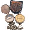 2026 Graduation Gifts for Him  Engraved Brass Pocket Compass for Son or Grandson  Proud of You Graduation Keepsake, High School or College Graduate Gift with Leather Case -Jeremiah 29:11 view 1