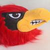Cute Red Hawk Eagle Mascot Costume Adult Size for Men & Women with Built-in Fan Inside the Head view 3