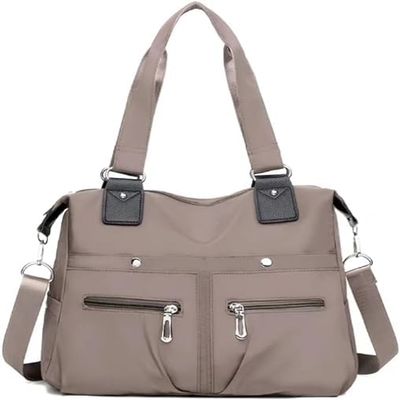 INXKED Large Capacity Waterproof Multi Pocket Shoulder Bag, Women Handbags Purses for Shoulder Bag (01,M)
