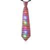 SZCQ 6 Pieces LED Sequin Necktie Electric Bright Light Up Men's Bow Ties For Adult and Kids Flashing Bowtie for Glow Party Rave Festival School view 4