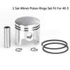 LBXKJQ 40mm Piston Pin Ring Set Electric Brush Mower Piston Kit Fit 40-5 43cc BC430 CG430 1E40F-5 Brush Cutter Spare Parts view 3