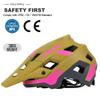 BATFOX Bike Helmet,Mountain Bike Helmet Helmets for Men Women Adults Youth (Yellow, M(54-57CM)) view 2