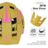 BATFOX Bike Helmet,Mountain Bike Helmet Helmets for Men Women Adults Youth (Yellow, M(54-57CM)) view 3