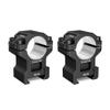 DISCOVERYOPT 1 inch Scope Rings, 7075 Aluminum Precision Lapped Picatinny Scope Rings, 1 inch Picatinny Riflescope Mounts, Scope Rings 1 inch Picatinny Medium view 2