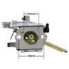 LBXKJQ 1pc Carburetor Carb Fit On STIHL FS160 FS220 FS280 FS220 Trimmer Brush Cutter Carburetor Replacement for Walbro WT-223 view 3