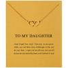 Baydurcan Daughter Gifts from Mom Daughter Birthday Gifts Heart Necklace for Teens(Double Heart) view 1