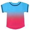 babyhealthy Kids Baseball Jersey Button Down Hip Hop Personalized Sport T Shirts Tops for Boys White view 3