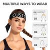 Custom Sport Headband for Men Women Personalized Sweatband Add Your Text Photo Cool Custom Bandana Customized Gifts Custom Headbands for Yoga view 4