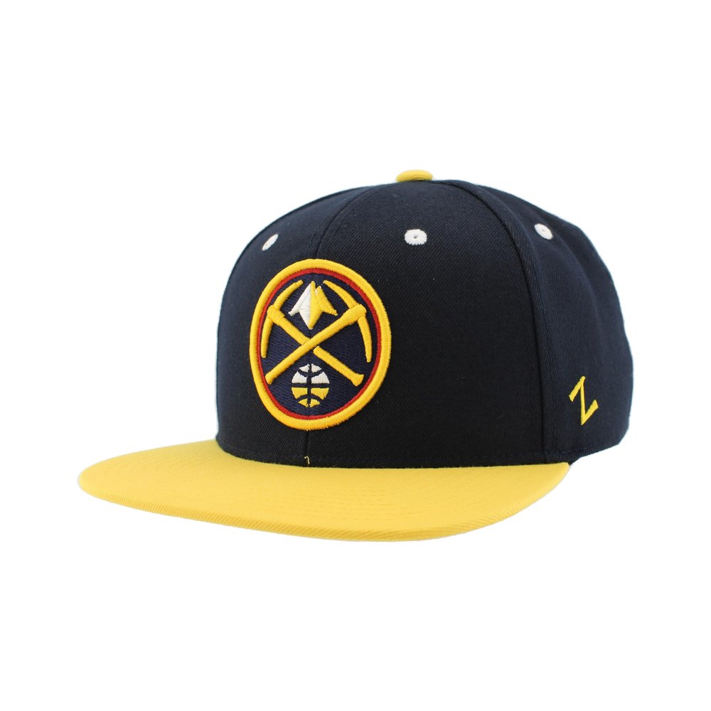 Denver Nuggets NBA Officially Licensed Adjustable Snapback Hat Flat Bill Z11 Icon Alternate Color
