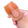 SagaSave 6 Pcs Wood Carving Thumb Guard with Breathable Design for Vegetable Picking and DIY Craft Sanding Protection, Easy to Wear (Brown) view 3
