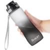 OLDLEY 25 oz Water Bottle, Motivational Water Bottle with Time Marker, Sports Water Bottle With Strap, Leakproof & BPA Free Large Water Bottles for School, Gym, Travel, Outdoor, Tritan,White&Black view 1