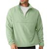 Opomelo Men's Athletic Quarter Zip Pullover Golf Hiking Running Lightweight Jacket Workout Sweatshirt With Pocket view 1