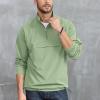Opomelo Men's Athletic Quarter Zip Pullover Golf Hiking Running Lightweight Jacket Workout Sweatshirt With Pocket view 3