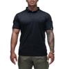 IDOGEAR Tactical Shirt Short Sleeve Quick Dry Golf Shirts Regular Fit T-Shirt with Moisture-Wicking (Black, Small) view 2