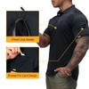 IDOGEAR Tactical Shirt Short Sleeve Quick Dry Golf Shirts Regular Fit T-Shirt with Moisture-Wicking (Black, Small) view 4
