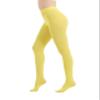 CACCICO 80D Semi Opaque Tights for Women Stretchable High Waist Womens Stockings Soft Pantyhose with 20+ Colors Yellow-L view 1