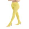 CACCICO 80D Semi Opaque Tights for Women Stretchable High Waist Womens Stockings Soft Pantyhose with 20+ Colors Yellow-L view 4