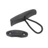 XHIKOWAT Universal Marine Canoe Kayak Nylon Pull Handle T Handle with Cord Rope Mounting ew Black,Rowing view 1