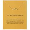 Baydurcan Beach Jewelry Wave Necklace Divorce Gifts for Women(Wave) view 1