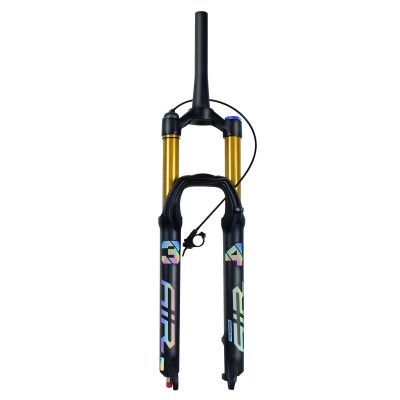 LvTu Mountain Bike Suspension Fork 27.5/29 Inch 160mm Travel 34mm Inner Tube MTB Air Front Forks for XC Offroad, Downhill Cycling (Color : Tapered Remote Lockout, Size : 29 inch), LvTu-001-QR21
