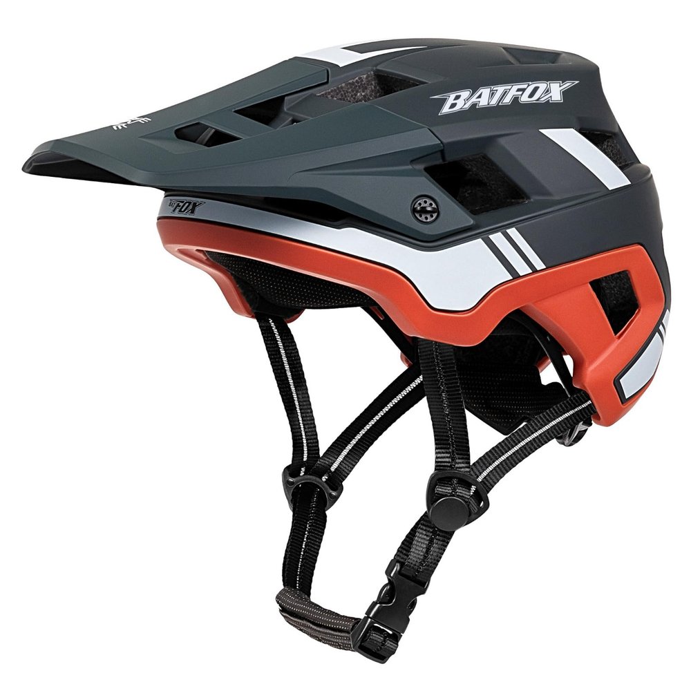 BATFOX Bike Helmet,Mountain Bike Helmet Helmets for Men Women Adults Youth (Gray, XL(61-63CM))