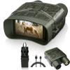 LKJYBG Night Vision Binoculars 4K,3" LCD Screen Night Vision Goggles with 4000mAh Rechargeable Batteries,5X Infrared Night Vision Scope,Photo & Video Recording for Spotting,Camping view 1