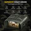 LKJYBG Night Vision Binoculars 4K,3" LCD Screen Night Vision Goggles with 4000mAh Rechargeable Batteries,5X Infrared Night Vision Scope,Photo & Video Recording for Spotting,Camping view 2