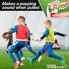 Excel Athletics Adjustable Flag Football Set Youth, Kids & Adult with 14 Player Belts & 28 Football Flags (Red & White) view 3