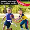 Excel Athletics Adjustable Flag Football Set Youth, Kids & Adult with 14 Player Belts & 28 Football Flags (Red & White) view 4