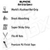 Supacaz AirShox Black Baseball Bat Tape - Softball Bat Wrap - High Performance Pro Big League Bat Grip - 2mm view 3