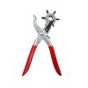 LBXKJQ Leather Belt Hole Punch Plier Eyelet Hole Puncher Revolve Sewing Machine Bag Setter Tool Watch Band Strap Household Leathercraft view 1