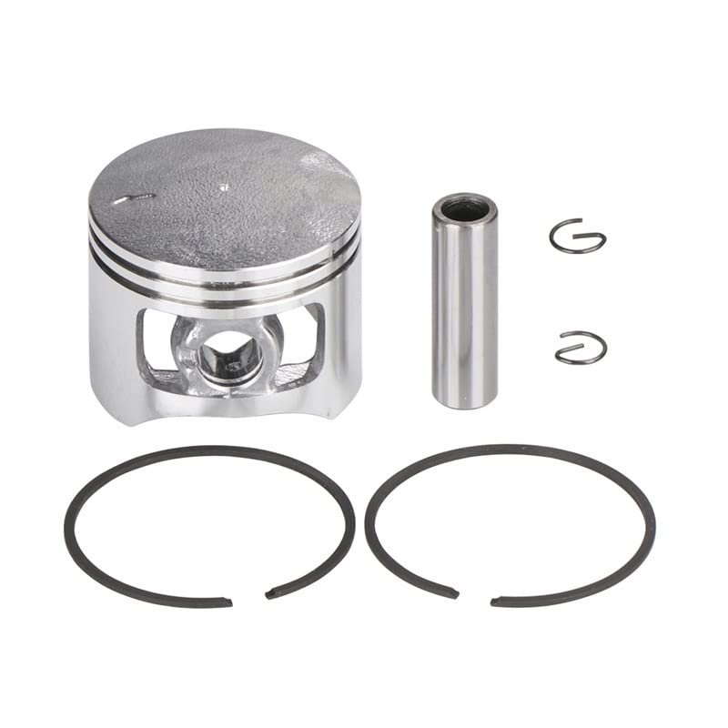 LBXKJQ 45mm Chainsaw Piston Kit Cylinder Piston Set Pin Ring Kit Fit for 5800 58CC Chainsaw Spare Parts Piston Kit