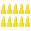 Pilipane Multi Purpose Sports Training Cone Set of 10 Long-Lasting Yellow Cones for Football Basketball Skateboarding, Long-Lasting Sports Cone Yellow view 1