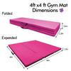 GLANT Gymnastic Kip Bar,Horizontal Bar for Kids Girls Junior,3' to 5' Adjustable Height,Home Gym Equipment,Ideal for Indoor and Home Training,1-4 Levels,300lbs Weight Capacity view 2