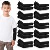 Xuhal 10 Pairs Arm Sleeves for Kids Youth Basketball Football Baseball UV Sun Protection Sports Compression Arm Cover(Obsidian,Age 11-14) view 1