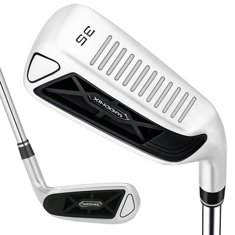 XINGGM Golf Chipper,Wedge/Chipper Golf Club for Men Right Handed,35/45/55/60 Degree Pitching Wedges 35inch (Black, 35 Degrees)