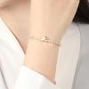 IVY TAILI Star Charm Bracelets for Women 14k Gold Plated Star Chain Link Bracelet Gold Tennis Bracelet Cubic Zirconia Diamond Tennis Bracelets Star Jewelry for Women view 2