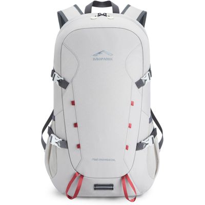 BAGPARKK Hiking Backpack,Large 35L Travel Backpacks for Men Women,Ultra Lightweight Packable Camping Daypack for Outdoor Sports (Light Gray)
