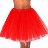 Sinalty Red Layered Tutu Dance Skirt Rave 1920s Ballet Skirts Costume Dress Tutus for Women and Girls view 1
