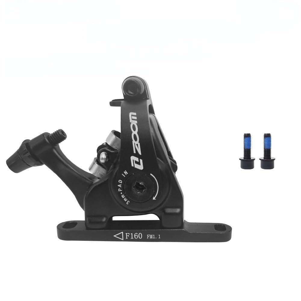 Akantor Road Bike Mechanical Disc Brakes DB-700 Bilateral Brake Piston Pull-by-Wire Brake Flat Mount Caliper Bicycle Accessories for Road/Cyclocross/Folding Bike (Front Brake), normal size