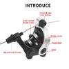 Akantor Road Bike Mechanical Disc Brakes DB-700 Bilateral Brake Piston Pull-by-Wire Brake Flat Mount Caliper Bicycle Accessories for Road/Cyclocross/Folding Bike (Front Brake), normal size view 2