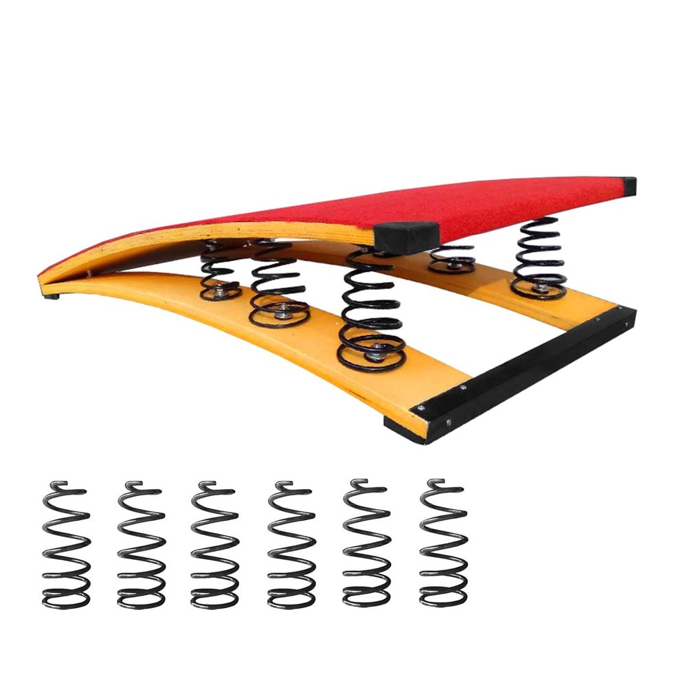 JYDQMOLS Vault Gymnastics Equipment Adult Gymnastics Springboard for Home, 6 Springs Wood Gymnast Vault Springboards, Large Gymnastics Equipment for Gym School Sports Club