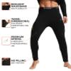 CL convallaria Thermal Underwear Long Johns Set Mens Winter Hunting Gear Sport Base Layer Bottom Top view 4