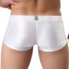 ZONBAILON Men's Sexy Trunks Underwear Pack Short Leg Bulge Enhance Boxers Low Rise Ice Silk Boxer Briefs Smooth Briefs Sparkly Male Thong Underpants 3xl xxxl view 4