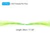 PATIKIL Crystal Flash Fly Fishing Line Fly Tying Material, 5Pcs 150 Strands Holographic Tinsel Dry Flies Decorating Accessories for Making Fishing Hook Lure Flies, Fluorescent Green view 2