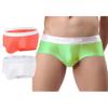 ZONBAILON Mens Sexy Boxers Briefs Pack Short Leg Bulge Boxers Low Rise Trunks Ice Silk Smooth Briefs Underwear Sparkly Male Underpants 3xl xxxl view 1