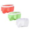 ZONBAILON Mens Sexy Boxers Briefs Pack Short Leg Bulge Boxers Low Rise Trunks Ice Silk Smooth Briefs Underwear Sparkly Male Underpants 3xl xxxl view 3