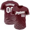 NineFit Basics Custom Baseball Jersey, Printed Stitched Personalized Name Number, Red Gray White Leopard Baseball Shirt for Men Women Youth view 1