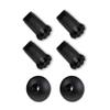 Trekology Trekking Pole Accessory Set  Bundle Tips for Concrete & Flat Roads  Durable Replacement Tips for Hiking Poles, Walking Sticks & Trekking Poles (4Tips & 2Mud Baskets) view 1